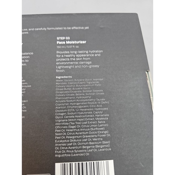 HOMMEFACE Men's Daily Trio Skincare Set, 3-Step Face Routine - Picture 10 of 10